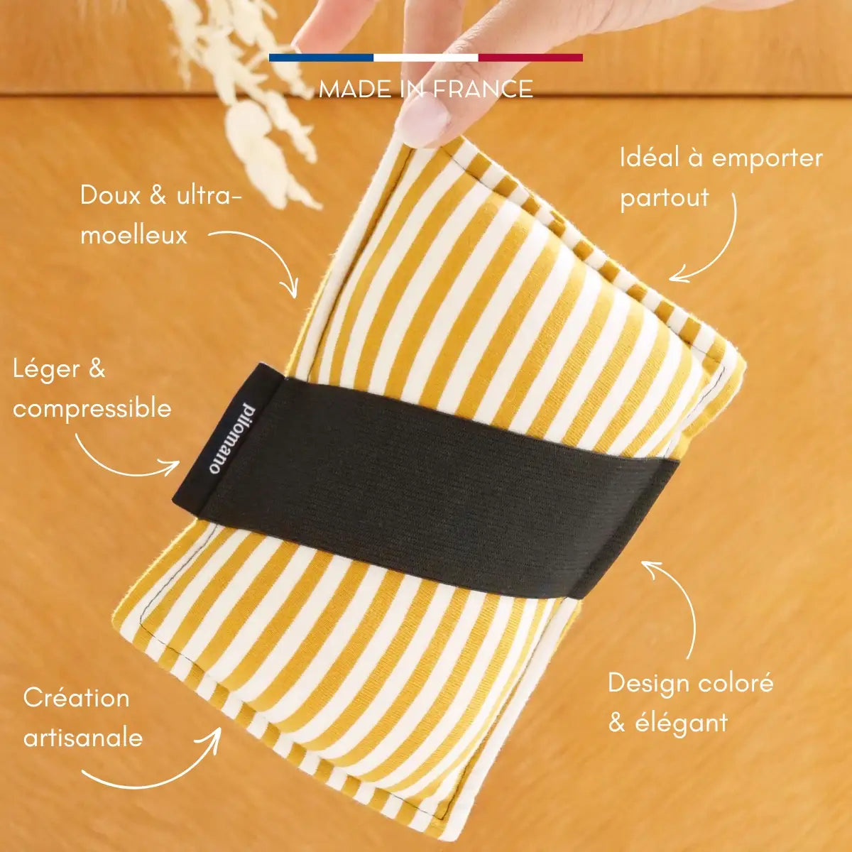 Petits oreillers de voyage Pilomano - Pack duo côté plage