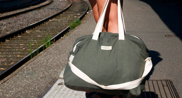 Collection de sac weekend femme, couleur kaki