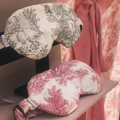 Masque de sommeil made in France Luna - Toile de jouy