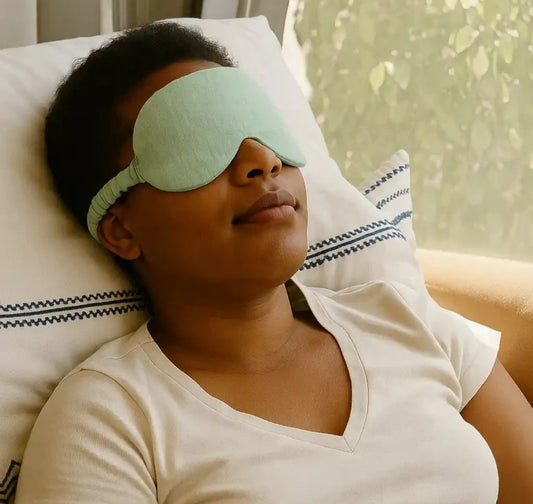 Masque de sommeil made in France Iris - Gaz de coton